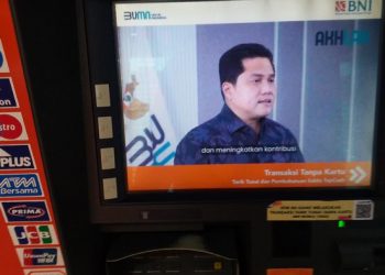 Erik Tohir Manfaatkan Mesin ATM BUMN untuk Pencitraan?