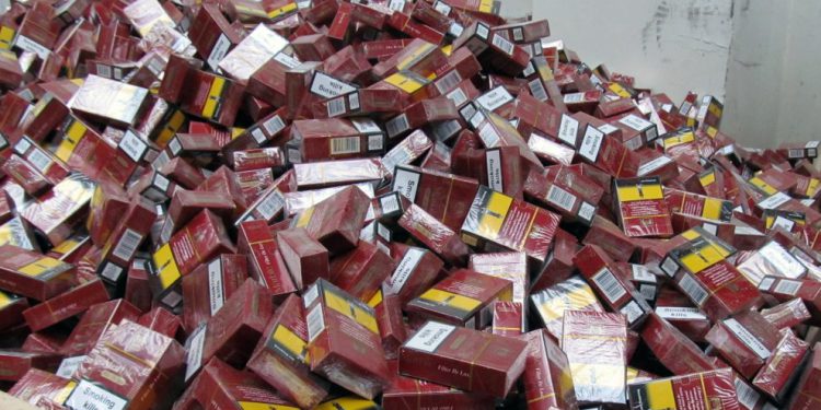 Ratusan Ribu Batang Rokok Ilegal Diamankan Bea Cukai Tembilahan